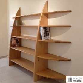 Bibliothèque pour livres en bois - Grand'Voile