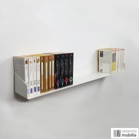 Petite étagère murale métal pour livres - Delta+