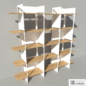 Bibliothèque bois et métal sur mesure - Crystal ❤️