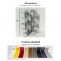 Caractéristiques - Etagère plexiglas et métal sur mesure - Pixel