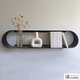 Etagère murale métal oblongue pour livres - Capsule Etagère murale métal oblongue pour livres - Capsule