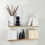 Etagère murale design en bois massif sur mesure (chêne) - Proust