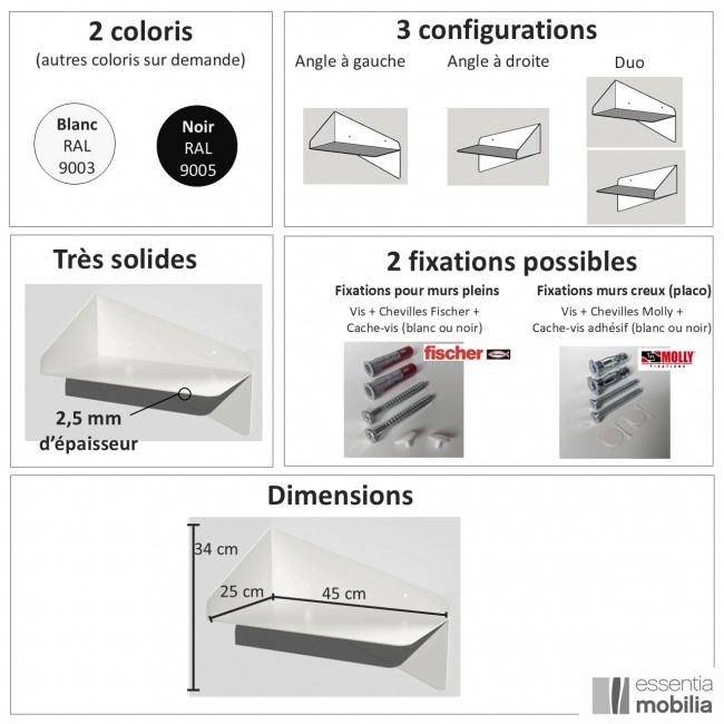 Numéro De Maison émaillé 18x15 Bleu/blanc N°61