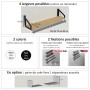 Caractéristiques de l'étagère murale en bois sur mesure - Proust