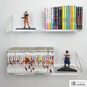 étagère murale transparentes design pour mangas - Gamma