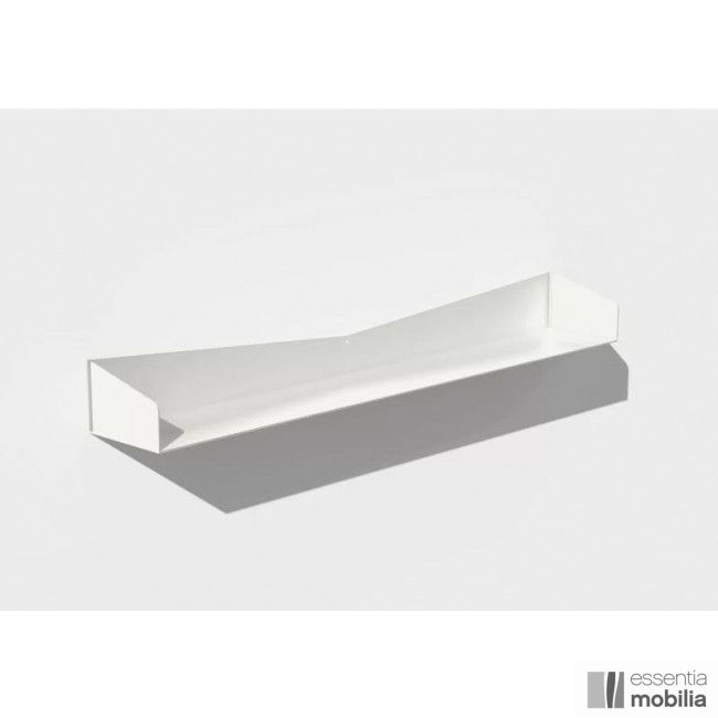 Ensemble de 4 étagères murales Delta+ sur mesure coloris blanc 112 cm x 18 cm