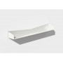 Ensemble de 4 étagères murales Delta+ sur mesure coloris blanc 112 cm x 18 cm