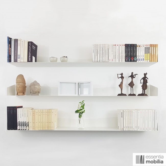 Ensemble de 3 étagères murales blanches 150 cm de largeur
