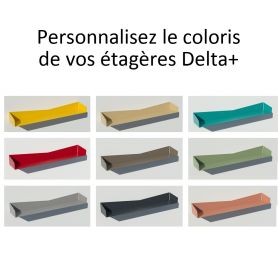 Personnalisez le coloris de vos étagères Delta+