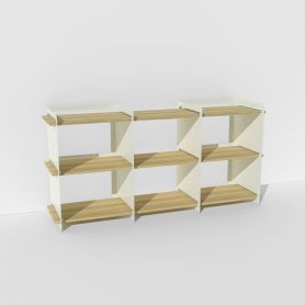 Meuble TV en bois et métal sur mesure - Pix ❤️