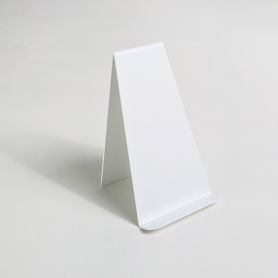 Support en métal blanc pour livre et smartphone