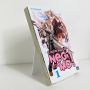 Porte livre en métal blanc pour manga