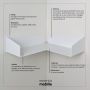 Etagère murale d'angle design en métal pour livres et déco - Corner Delta+