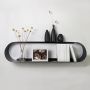 Etagère murale arrondie design en métal - Capsule