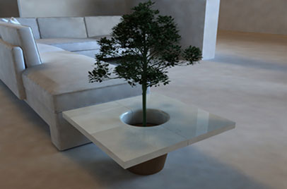 table pot - Adrien Gardère - Design de mobilier