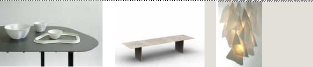 Jean-François Dingjian Paysage de Table - Sylvain Rieu Piquet Table basse acier céramique - A&P Poirier luminaire porcelaine métal