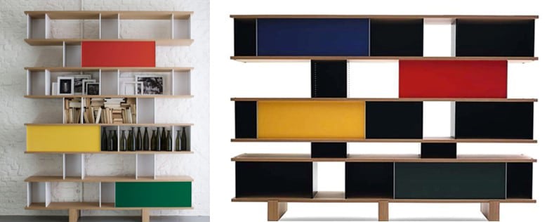 Bibliothèque Nuage par Charlotte Perriand pour Cassina