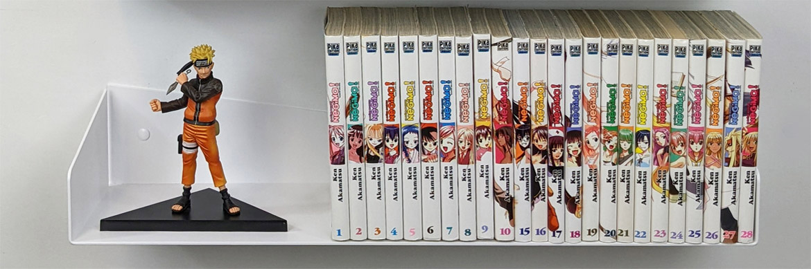 Support de livre/manga Rehausseur d'étagère pour mangas épaisseur de paroi  de 3 mm -  France