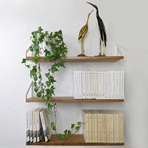 Ensemble d'étagères murales bois pour le bureau - Proust par Essentia Mobilia