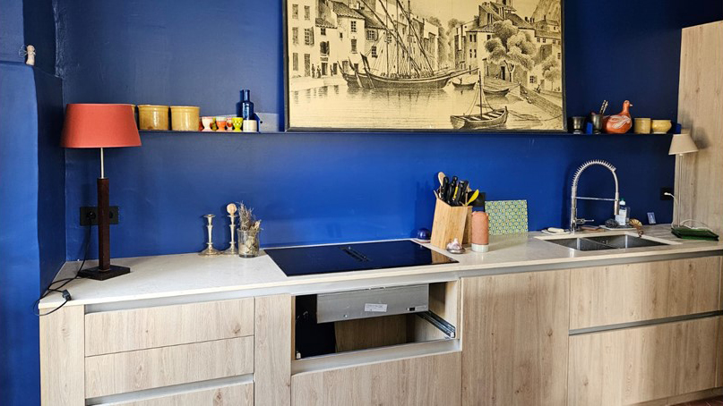 Etageres murales crédence de-cuisine coloris assortis delta
