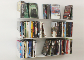 Etagère murale Delta+ pour les DVD 1