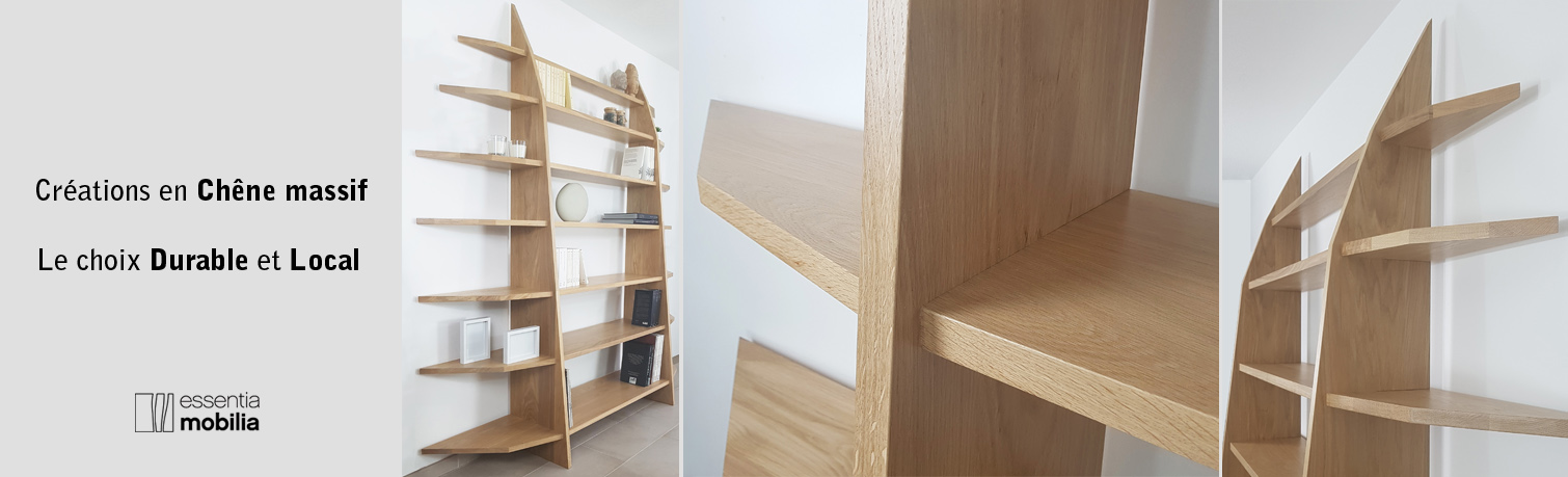 Créations en chêne massif - Local et durable