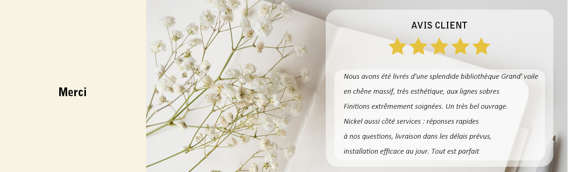 Merci pour votre avis