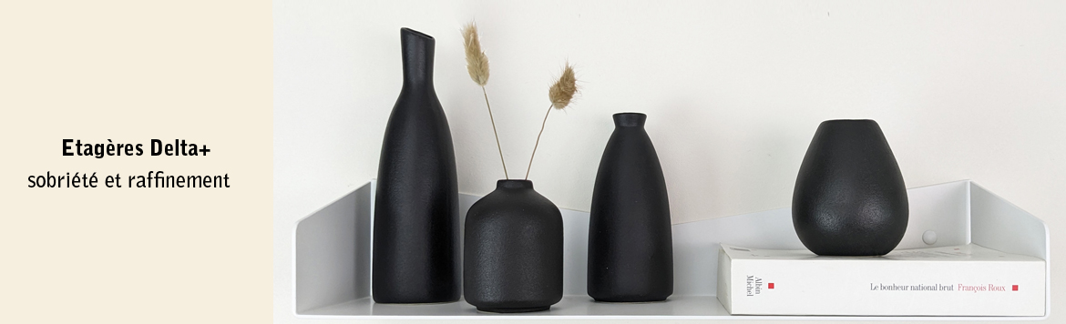 Etagères Delta+ - Sobriété et raffinement