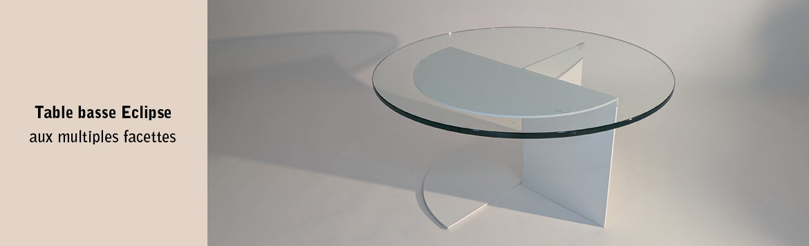 Table basse Eclipse - Aux multiples facettes
